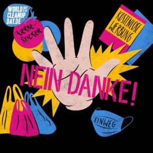 Wcd Nein Danke Schwarz Quadrat Mit Logo