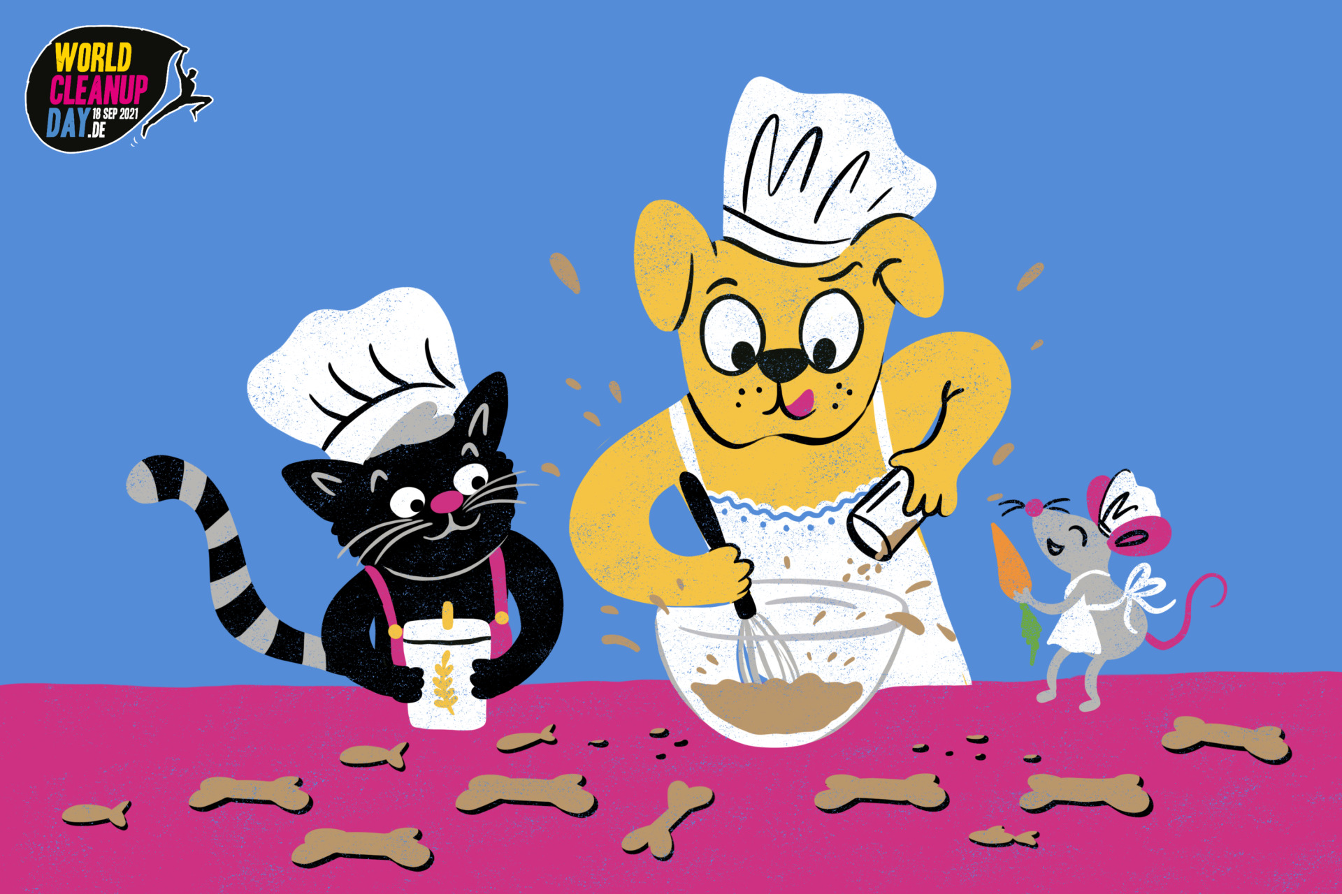 wcd katz und hund breit