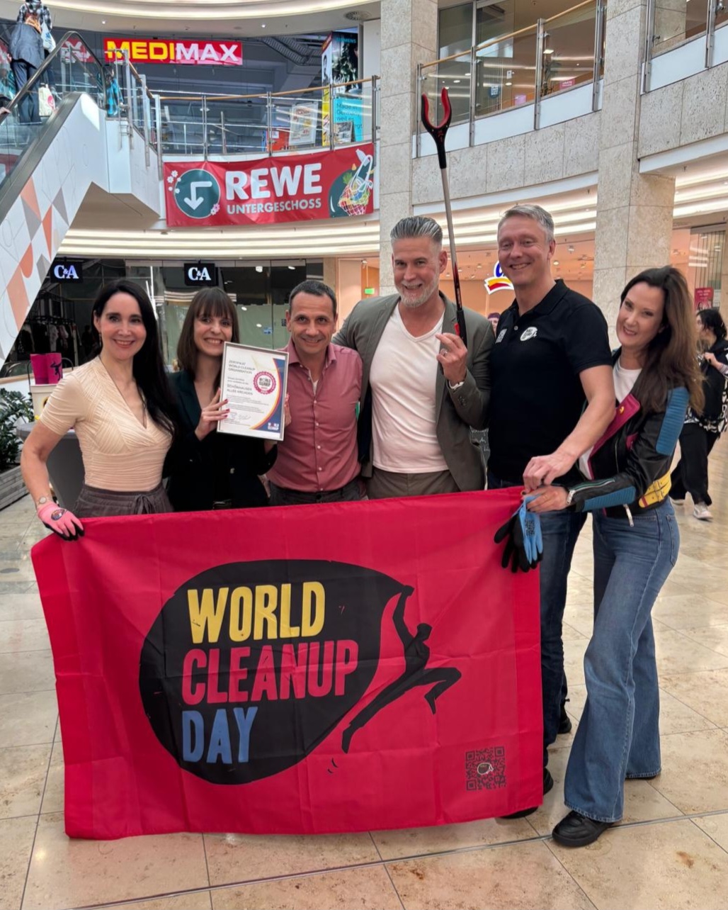 Premiere mit Auszeichnung: Schönhauser Allee Arcaden sind jetzt zertifizierter World Cleanup Partner!